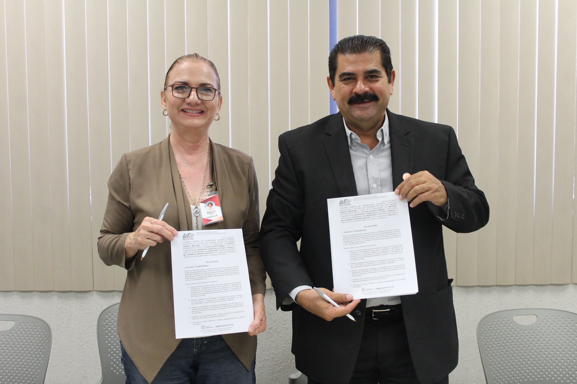 Firma de Convenio de Colaboración con el Sector Productivo ...